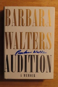 Broadcast Journalist BARBARA WALTERS signed AUDITION - A Memoir Book C COA - Picture 1 of 5