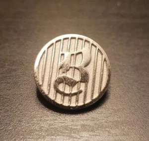 Brioni Suit Replacement Button Silver Size .6 Inch  - Picture 1 of 4