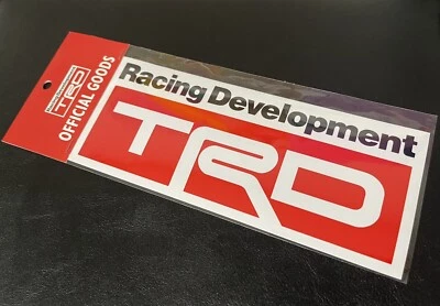 Official Toyota: Racing Development TRD Sticker [Large] **Imported From Japan** - Image 1 of 4