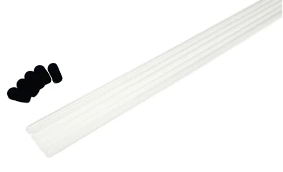 5 x Plastic Antenna Pipe Black Cap Receiver Aerial Tube For RC 1/5 1/8 1/10 Car - Image 1 of 4
