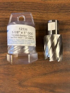Hougen 12136 (1-1/8" x 1") Annular Cutter with 3/4" Weldon Shank - Picture 1 of 2