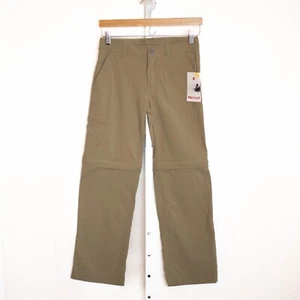 Marmot Hiking Pants Boy L Cruz Convertible Nylon UPF/UV 30 Beige Outdoor Camping - Picture 1 of 14