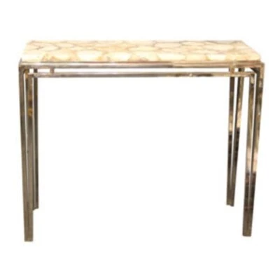 24"x18" Rectangular Agate Table Top, Natural Agate Table, Agate Console Table - Image 1 of 4