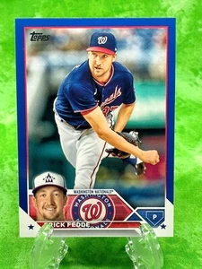 Erick Fedde - Royal Blue - 2023 Topps Series 1 #258 Washington Nationals - Picture 1 of 11
