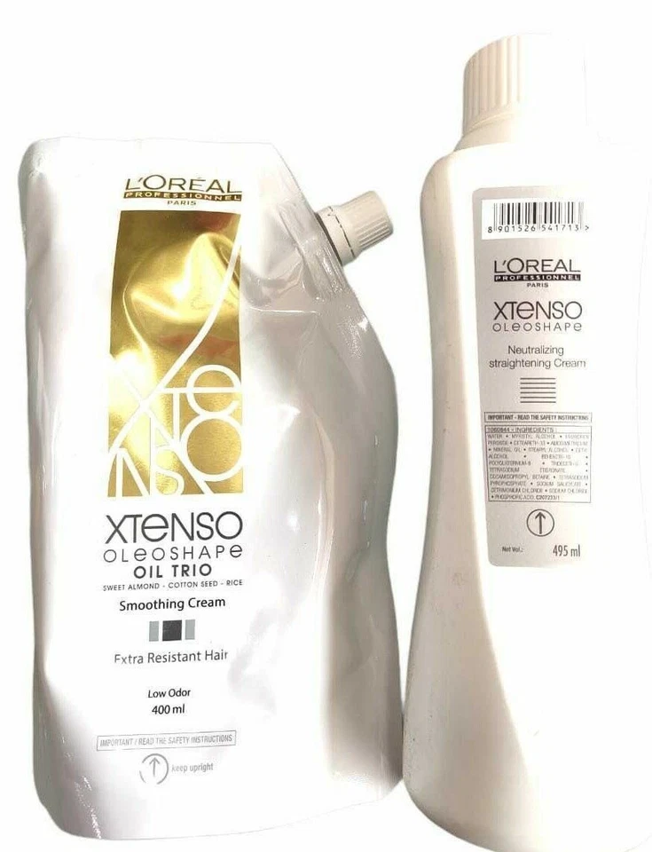 L'Oreal Paris X-Tenso 400 ml Crema Alisadora Cabello + Neutralizador 495 ml Foto 1 de 2