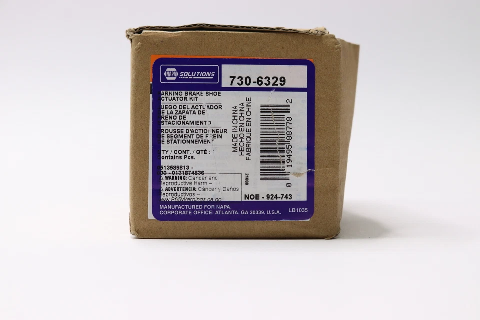  Kit de actuador de zapata de freno de estacionamiento Napa 7306329 Foto 1 de 1