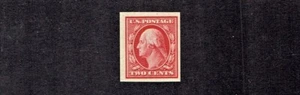1908-9 U.S. Reg Issue NEW DESIGN 2c Carm Washington D.L. Wkm Sc#344 M/H/OG ^ - Picture 1 of 1