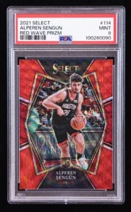Alperen Sengun 2021-22 Select Prizms Red Wave #114 RC (PSA 9) - Picture 1 of 2