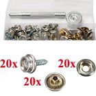 Professional Grade Snap Fastener Set For Awnings Tents And Baby Carriages