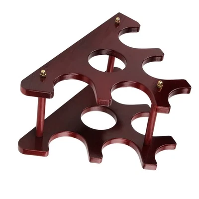  Drinks Display Cabinet Wood Shelf Living Room Shelves Bottle Rack - Image 1 of 4