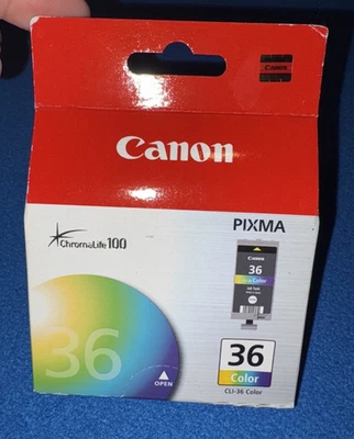 Canon Pixma 36 Color Inkjet Printer Cartridge ChromaLife 100 Ink Tank 4 Colors - Image 1 of 4