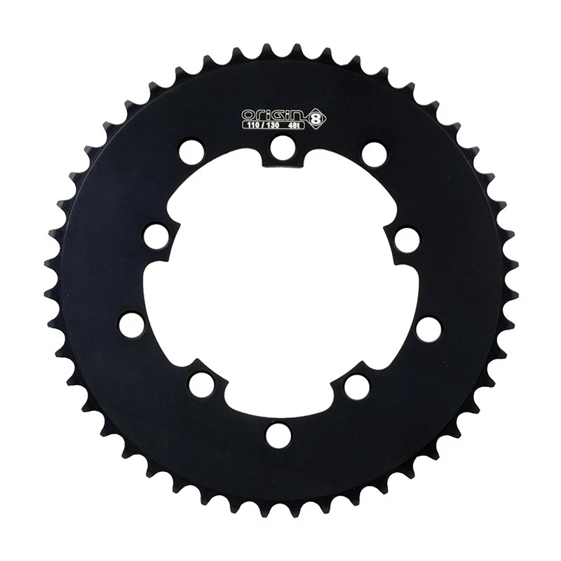 ORIGIN8 Single Speed 110mm/130mm 5-bolt 48T Black Chainring - Image 1 of 1