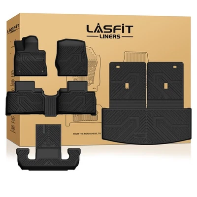 LASFIT Floor Mat for Ford Explorer 2022-2026 6 Seats All Weather TPE Cargo Mat - Image 1 of 4