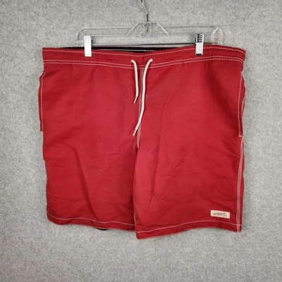 Tommy Hilfiger Swim Trunks Mens Medium Red Outdoors Swimming Board Shorts - Image 1 of 4