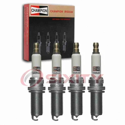 4 件 Champion 铱火花塞适用于 2013 - 2014 年斯巴鲁 WRX 2.5L H4 点火 ui — 第 1/4 张图片