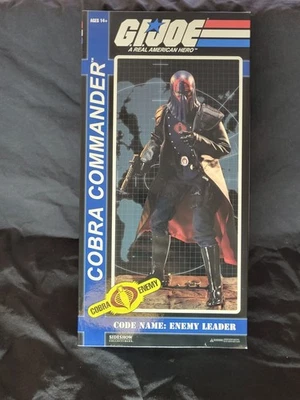 Figura Sideshow Collectibles G.I.Joe Cobra Commander 1/6 Nombre en código Líder enemigo Foto 1 de 3
