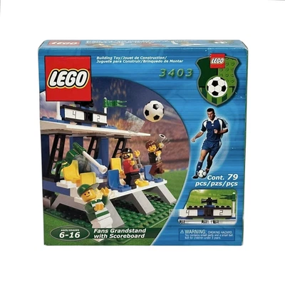 LEGO 3403 FANS TRIBUNA CON MARCADOR (2000) SELLADO DE FÁBRICA Foto 1 de 3