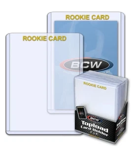 BCW - Gold Imprinted Rookie - Regular 3 x 4 Top Loader 20pt (25) Count Pack New - Picture 1 of 1