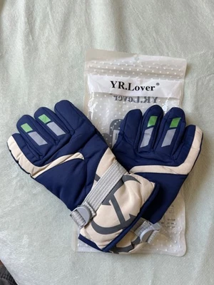 Guantes de esquí para niños impermeables térmicos cálidos guantes de esquí para nieve unisex Foto 1 de 4