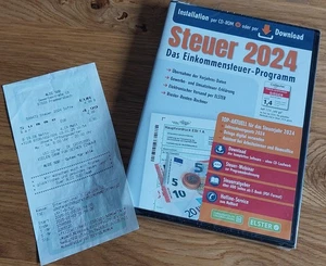 Steuer 2024 Aldi CD Eu OVP für Est. +Beleg Zum Einreichen - Bild 1 von 1