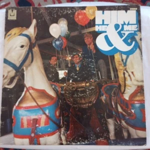 Signed HIM HE & ME Self-Titled - 1970 Metromedia LP Country Music & Cover Songs - Picture 1 of 7