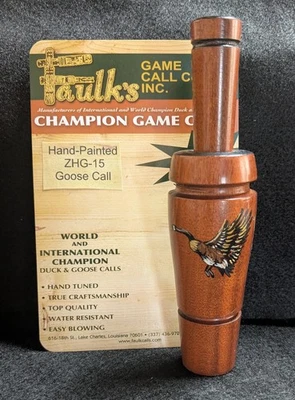 Faulk's Game Call Vintage Set #51 Hand -painted ZHG-15 Goose Call - Image 1 of 2