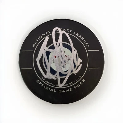 Blake Wheeler Signed Winnipeg Jets Inaugural Season Puck 2011-202 Official NHL - Image 1 of 2