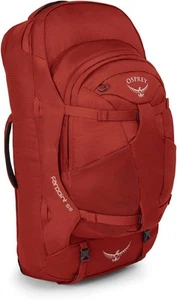 "Osprey 10000293 Packs Farpoint 55 Men's Travel Backpack, Jasper Red - Picture 1 of 5