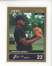 2002-03 Justifiable Gold #22 Francisco Liriano Rookie Giants /1000