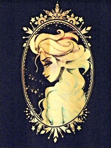 Disney Frozen Prinzen Anna T-Shirt schwarz Größe L Frau Teenager - Bild 1 von 5