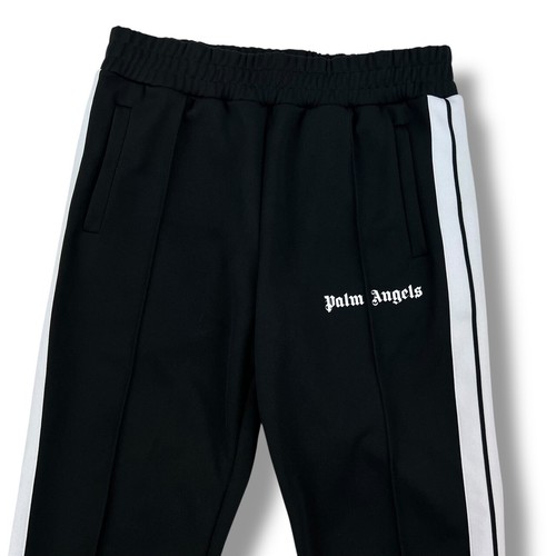 Felpa nera con polsini Palm Angels