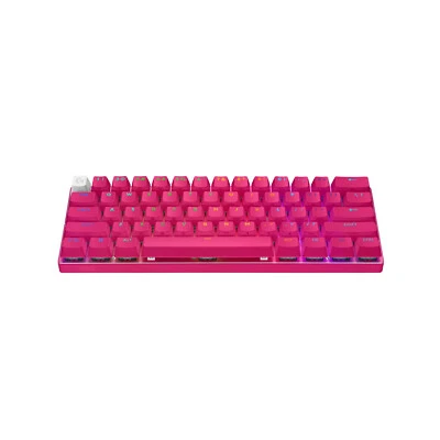 Logitech G PRO X 60 LIGHTSPEED Wireless Gaming Keyboard (Tactile) - Magenta - image 1 of 3