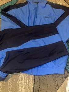 Vintage Perry Ellis America Mens Track Run Jogging Suit Blue Teal Size Xlarge - Picture 1 of 7