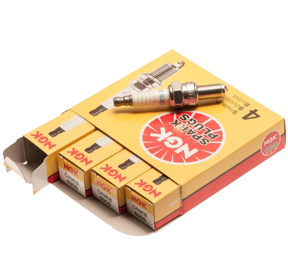 NGK CR9EB (4 PACK) Spark Plugs Yamaha VX110 FX1100 FX140 Deluxe Sport Cruiser Foto 1 de 1