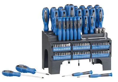 Coffret de vissage 101 pièces avec tournevis et embouts - AGT - Photo 1/4