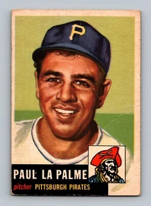 1953 Topps #201 Paul La Palme GD-VG (Falten) Vintage Baseballkarte - Bild 1 von 2