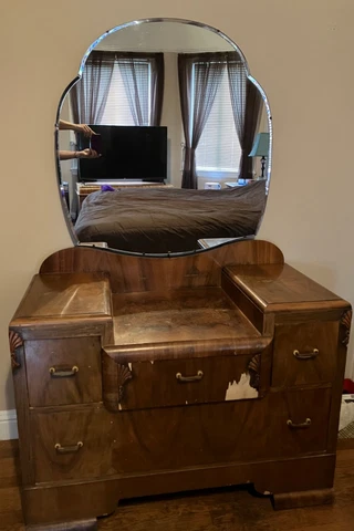 Art Deco antique bedroom furniture set Cover