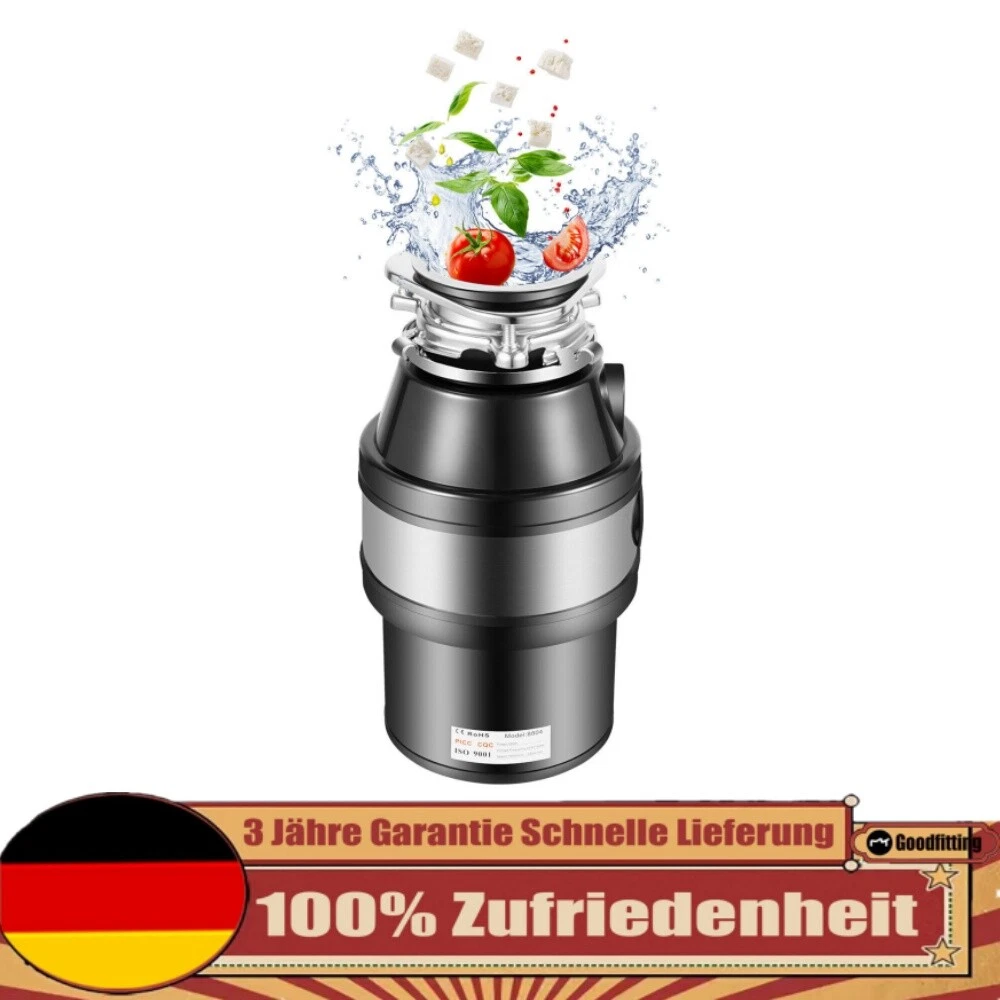 Food Recycler 1,4L Müllschlucker 560W, 0.75HP - Entsorgungssystem Für Müllpresse Elektrisch