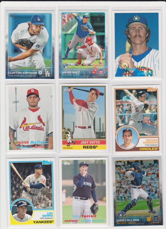 2015 Topps Baseball you pick base stars RC rookie insert Hall Of Famers NM - Image 1 of 1
