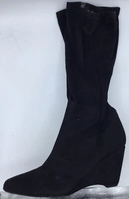 Botas hasta la rodilla Apostrophe Katerina de tacón alto talla 7,5 M negras Foto 1 de 4