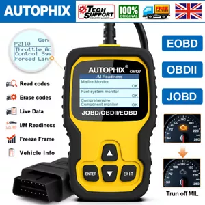 AUTOPHIX Car Code Reader Engine Diagnostic Tool JOBD OBD2 Scanner Fit For Toyota - Picture 1 of 14
