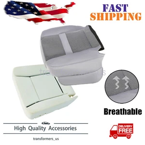Driver Bottom Seat Cover & Foam Cushion For 2006-2010 Dodge Ram 1500 2500 - Picture 1 of 16