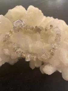 0104 Mineraux Bracelet Baroque Chips 045 Cristal Roche - Imagen 1 de 2