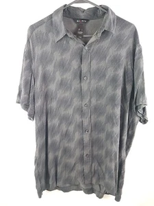Axcess Mens Black, Grey Striped Long Sleeves Dress Shirt Size L - Picture 1 of 7