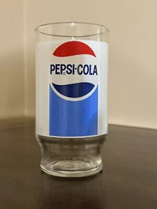 Vaso Pepsi-Cola vintage años 80 rojo blanco azul 12 OZ - Imagen 1 de 4