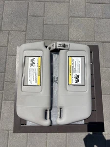 02-09 Mercedes W209 CLK500 C230 Right And Left Side Sunvisor Sun Visor Gray OEM - Picture 1 of 13