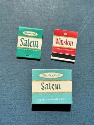Vintage Winston Salem Cigarettes Advertising Penguin Lighter & Matchbook Lot - Image 1 of 4