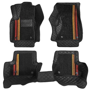 7PC 2-Schicht Auto Fußmatte für Audi A7 2010–2018 4G8 Leder pvc Automatten - Bild 1 von 9