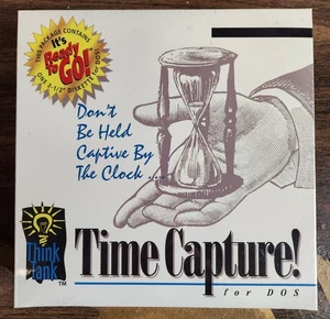 Time Capture! by Think Tank (1994, MS-DOS, 3-1/2" Floppy Disk) NEW SEALED - Picture 1 of 6