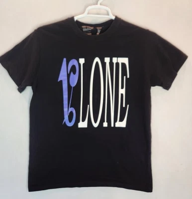 Camiseta Púrpura Vlone X Palm Angels Talla Pequeña Logo Llama Foto 1 de 4